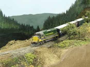 Westbound above gorge