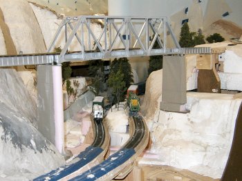 High bridge set in place