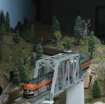 Empire Builder on the high bridge